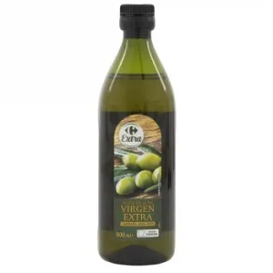 Aceite de Oliva Virgen Extra Carrefour Extra 500 Ml.