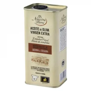 Aceite de Oliva Virgen Extra de Nuestra Tierra D.o Sierra de Segura Lata 50 Cl.