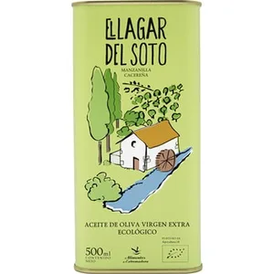Aceite de Oliva Virgen Extra Ecológico 100% Manzanilla Cacereña el Lagar del Soto