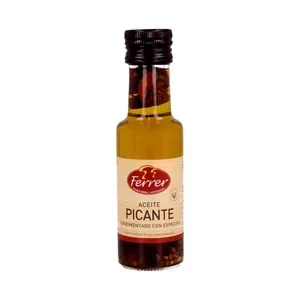 Ferrer Aceite Picante Condimentado con Especias Ferrer Botella de 166 Ml.