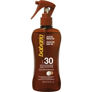 Aceite Protector Coco Spf-30 Acelerador del Bronceado Resistente al Agua Babaria