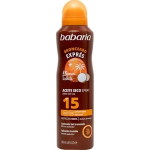 Aceite Seco Acelerador del Bronceado Exprés Monoi Tahiti Spf-15 Babaria
