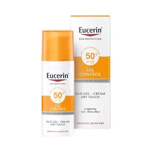 Eucerin Aceite Solar para Pieles Grasas Y/o con Tendencia Acnéica con FPS 50+ (muy Alta) Eucerin 50 Ml.