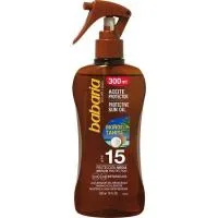 Aceite Solar Tahiti Spf15 Babaria, Pistola 300 Ml