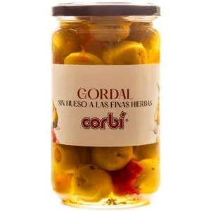 Aceituna Gordal sin Hueso Finas Hierbas 280 Gr