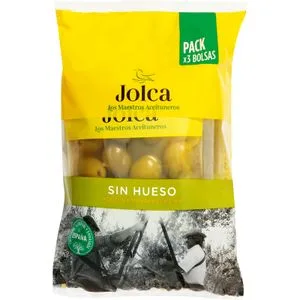 Aceituna Manzanilla sin Hueso Pack de 3 3 X 50 Gr