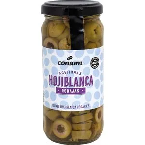 Aceituna Verde Rodajas Bote 110 Gr