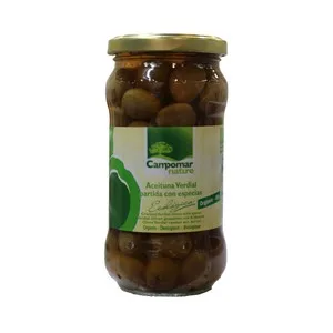 Campomar Nature Aceituna Verdial Ecológicas Partida con Especias 200 G. 190 G