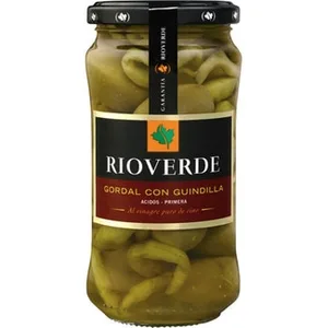 Aceitunas Gordal con Guindilla al Vinagre Puro de Vino Rioverde