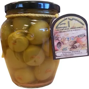 Aceitunas Gordal Rajada a Mano  Encurtidos Murcianos 330 G