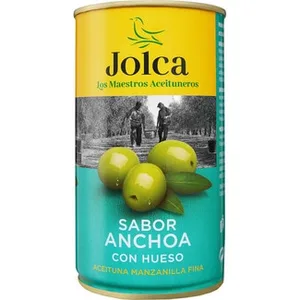 Aceitunas Manzanilla Sabor Anchoa con Hueso Jolca