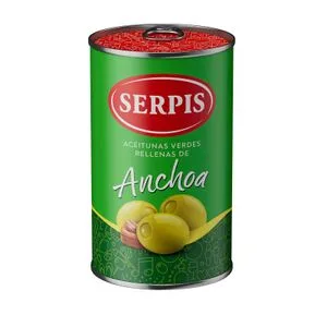 Aceitunas Rellenas Anchoa 130 Gr