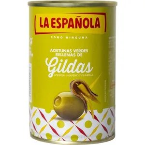 Aceitunas Rellenas de Anchoa Clásicas  la Española 130 G