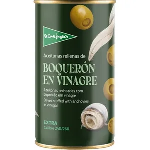 Aceitunas Rellenas de Boquerón en Vinagre el Corte Ingles