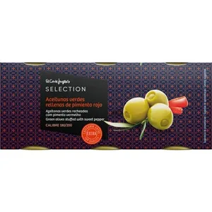 Aceitunas Rellenas de Pimiento Pack 3  el Corte Ingles Selection 50 G