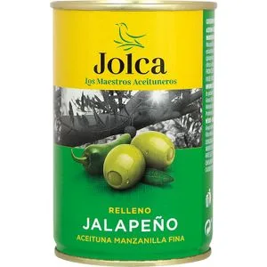 Aceitunas Rellenas Jalapeños   Lata 130 Gr
