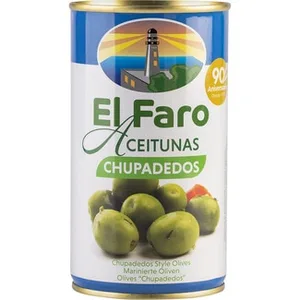 Aceitunas Verdes Estilo Chupadedos  el Faro 185 G