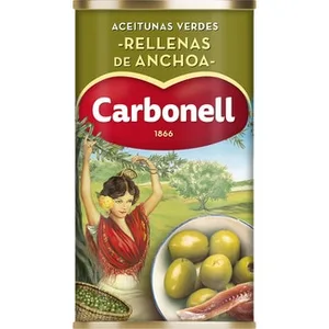 Aceitunas Verdes Rellenas de Anchoa Carbonell