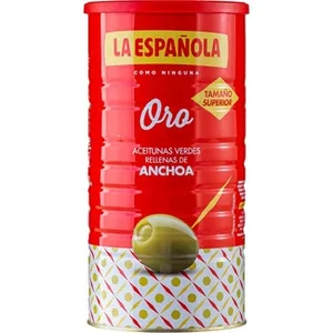 Aceitunas Verdes Rellenas de Anchoa Oro la Española