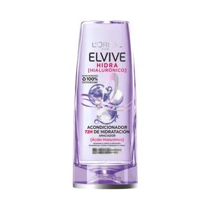 Elvive Acondicionador Hidratante hasta 72 Horas con Ácido Hialurónico, para Cabello Deshidratado Elvive Hidra Hialurónico 300 Ml.