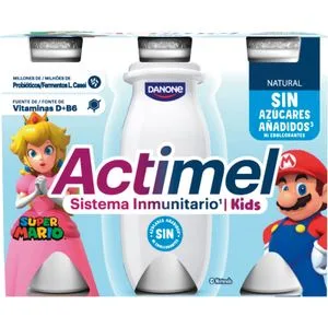 Actimel Líquido 0% Kids Natural Pack 6 6 X 100 Ml
