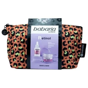 Babaria Active Neceser con Sérum Antiarrugas y Antimanchas y Crema Reductora de Manchas, Ambos con Retinol.