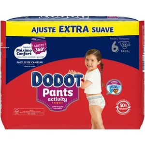 Activity Pants Pañales 14-19 Kg Talla 6 Extra Suave  Dodot 35 Unidades