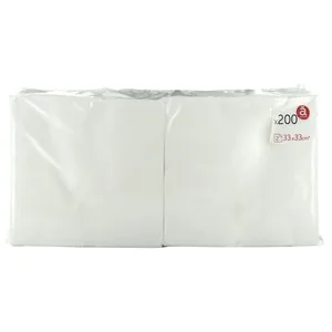 Actuel Servilletas de Papel Desechables Blancas 2 Capas 33 X 33 Cm Actuel 200 Uds
