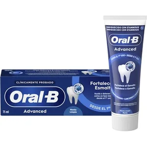 Advanced Pasta de Dientes Menta Limpia Fortalece el Esmalte Oral B