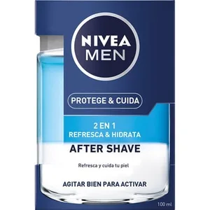 After Shave 2 en 1 Protege & Cuida Refresca e Hidrata Nivea MEN