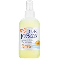 Agua de Colonia Concentrada Familia Gotas Frescas, Spray 250 Ml