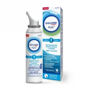 Agua de Mar Hipertónica en Spray Fuerza 1 Suave Rhinomer Plus 125 Ml.