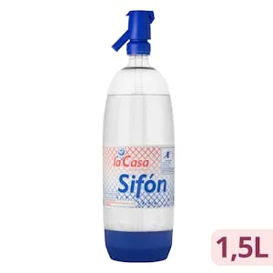 Agua de Soda con Sifón la Casa 1.5 L