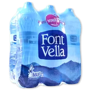 Agua Manantial Font Vella Paq. de 6 Botellas de 2 L