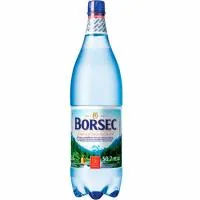 Agua Mineral con Gas Borsec, Botella 1,5 Litros