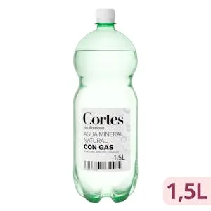 Agua Mineral con Gas Grande Cortes 1.5 L