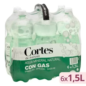 Agua Mineral con Gas Grande Aguadoy 13.5 L