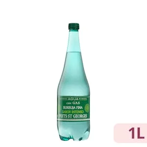 Agua Mineral con Gas Grande Saint George Sabor Intenso 1 L