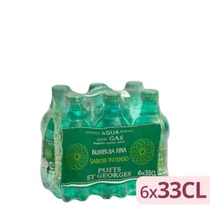 Agua Mineral con Gas Pequeña Saint George Sabor Intenso 1.98 L