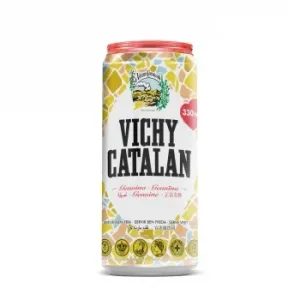 Agua Mineral con Gas Vichy Catalán Natural 33 Cl.