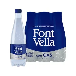 Font Vella Agua Mineral con Gas Pack 6 Uds. X 50 Cl. 3000 ML