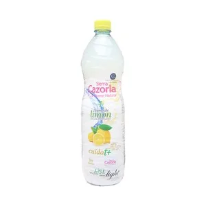 Cazorla Agua Mineral con Zumo de Limón sin Azúcares Añadidos Botella 1,25 L. 1250 ML