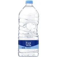 Agua Mineral Font Vella, Botella 2,5 Litros