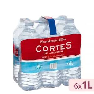 Agua Mineral Mediana Cortes 6 L