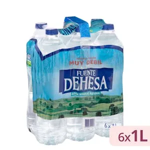 Agua Mineral Mediana Fuente Dehesa 6 L
