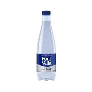 Font Vella Agua Mineral Natural con Gas Botella 50 Cl. 500 ML