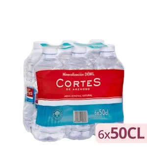 Agua Mineral Pequeña Cortes 3 L