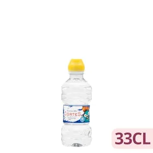 Agua Mineral Pequeña Cortes Tapón Infantil 0.33 L