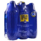 Agua Mineral Solan de Cabras Paq. de 6 Botellas