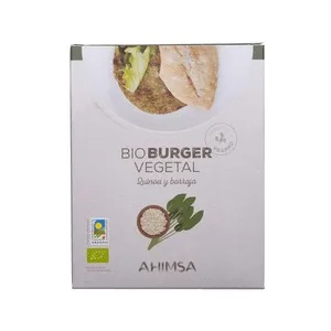 Ahimsa Burger de Avena,quinoa y Verduras Ecológica Ahimsa 150 G. 160 G